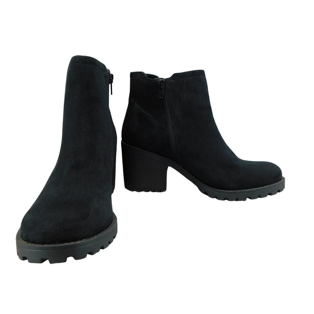 Sun + Stone Womens Black Morghan Ankle Boots Shoes Size 9M - Picture 2 of 11